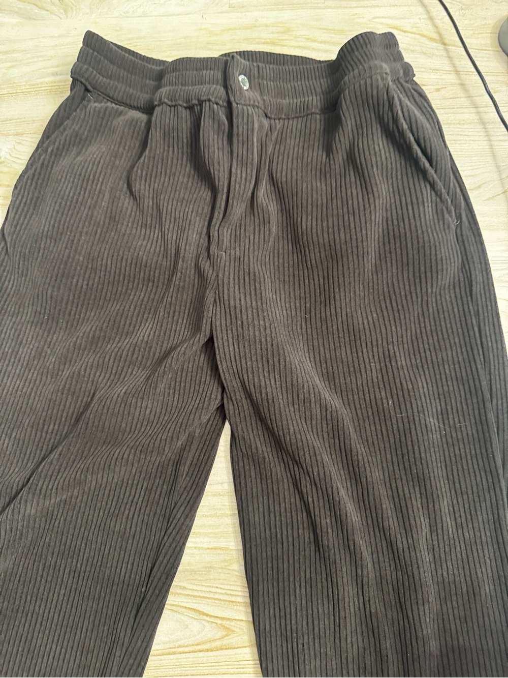 Jason Wu Dark Brown Corduroy Trousers